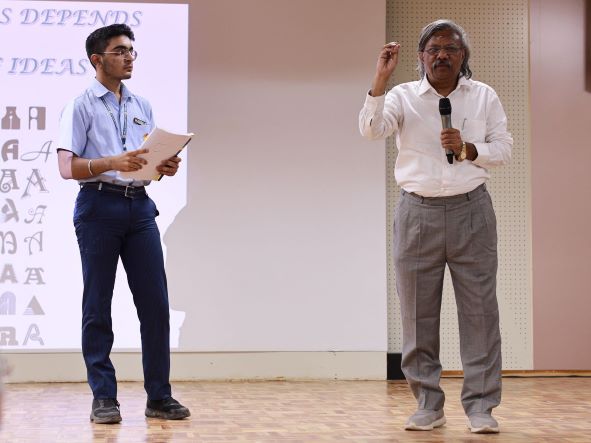 SESSION ON  SCIENCE TECHNOLOGY  AND INNOVATION AT  BIRLA VIDYA NIKETAN 